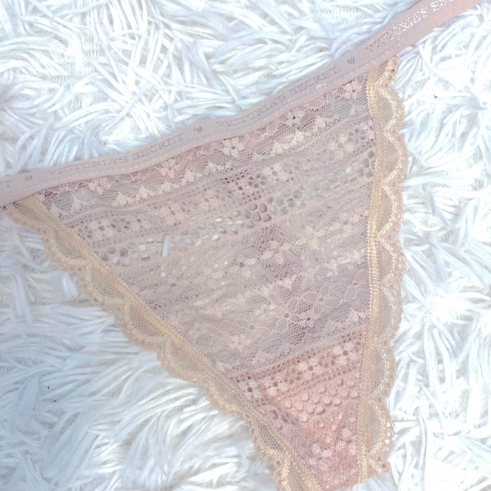 Victoria's Secret Beige Lace Panties